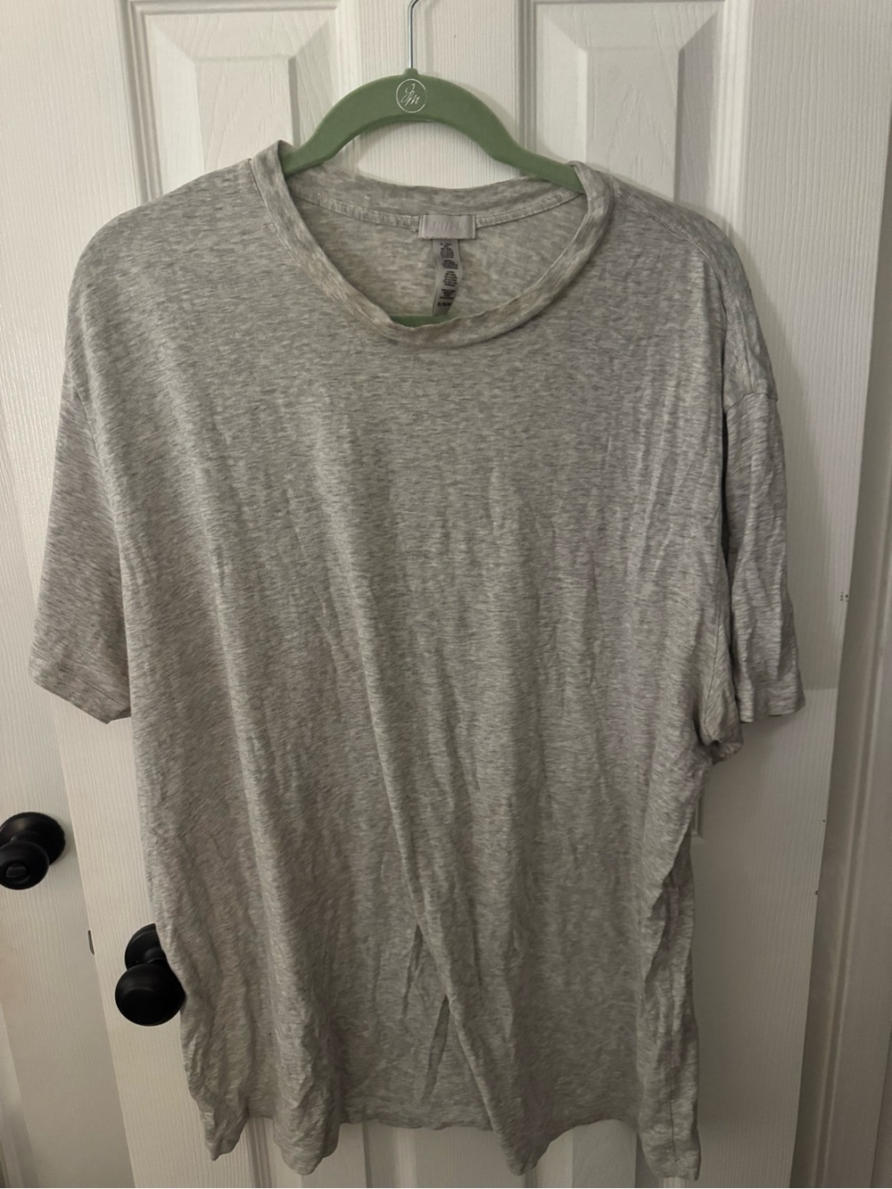 SKIMS Lightweight Crewneck T-Shirt - Heather Gray